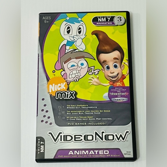 Lot of Video Now Discs - Fairly OddParents,Jimmy Neutron,SpongeBob,Teenage Robot - Picture 2 of 5